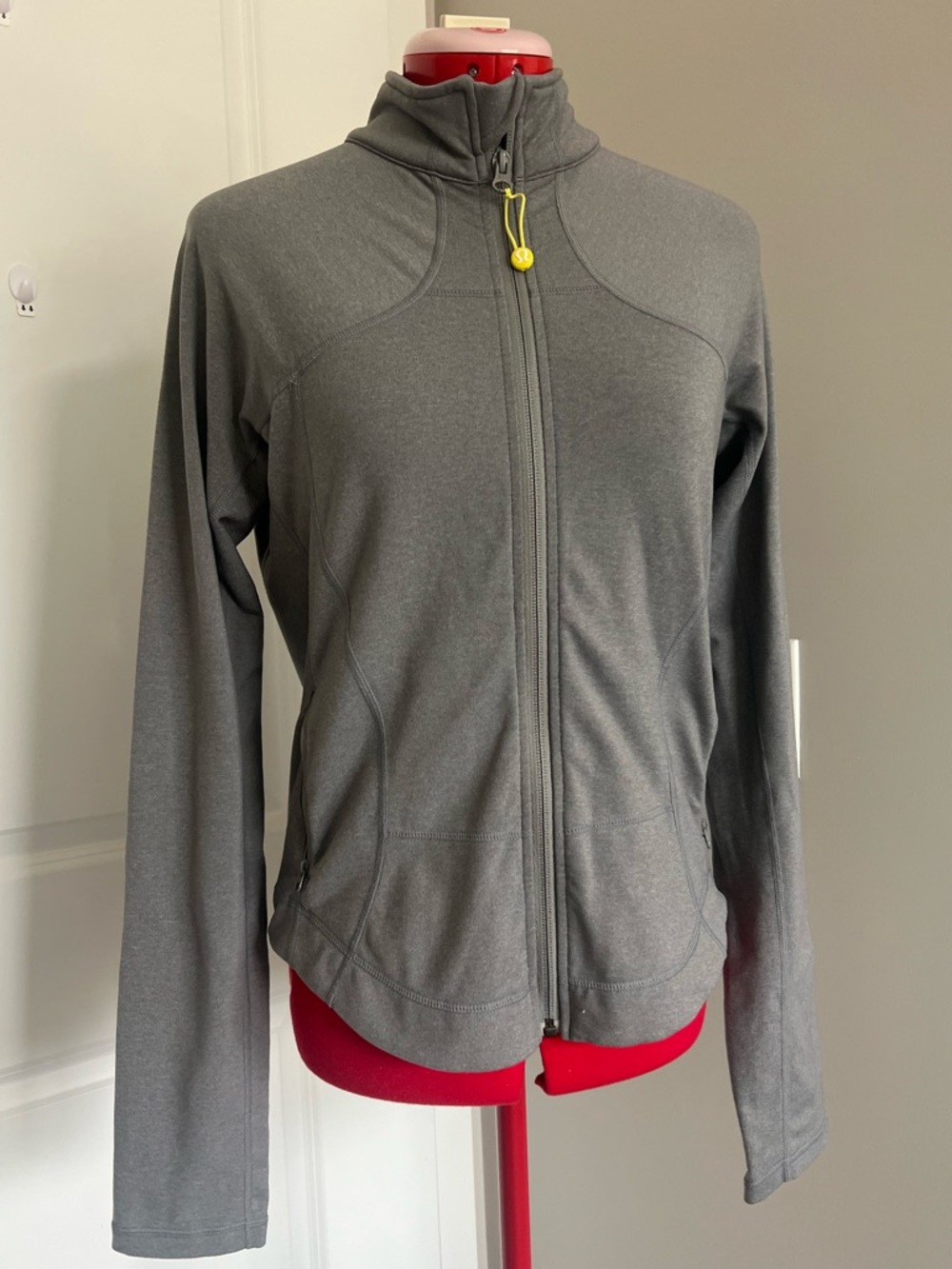 lululemon athletica Gray Full-Zip Utility Jacket